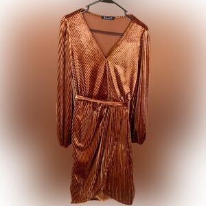 Rich Velvet Midi Dress